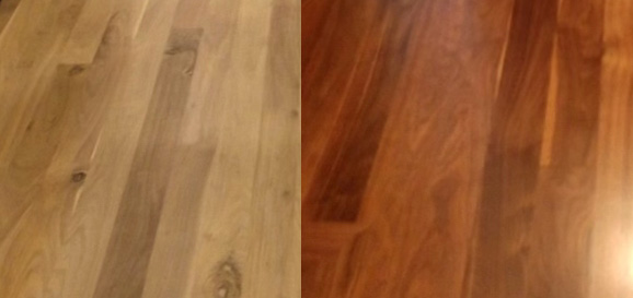 Hardwood flooring refinishing services